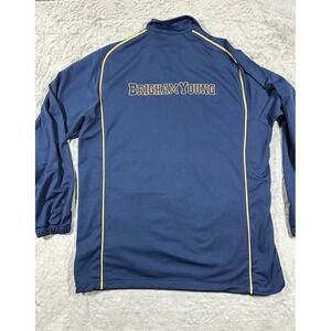 Vintage Nike BYU Track Jacket Mens Navy Blue Full Zip Mens XL Cougars